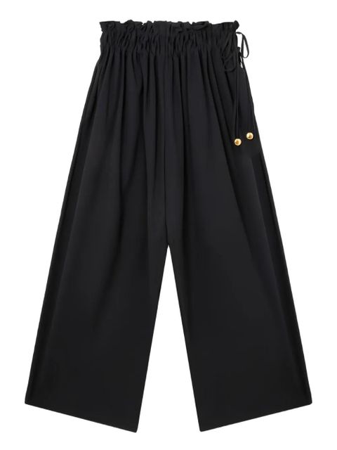 LOEWE elasticated-waistband trousers - Black - zdjęcie produktu nr 1