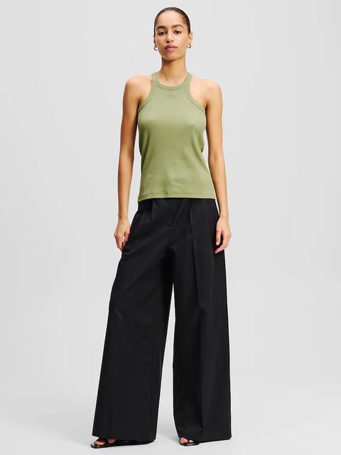 Karl Lagerfeld top kolor zielony A2W17107