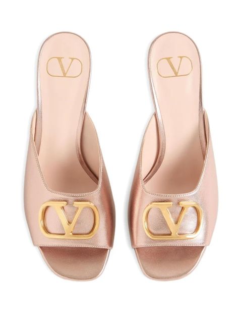 Valentino Garavani 80mm Vlogo Signature sandals - Pink