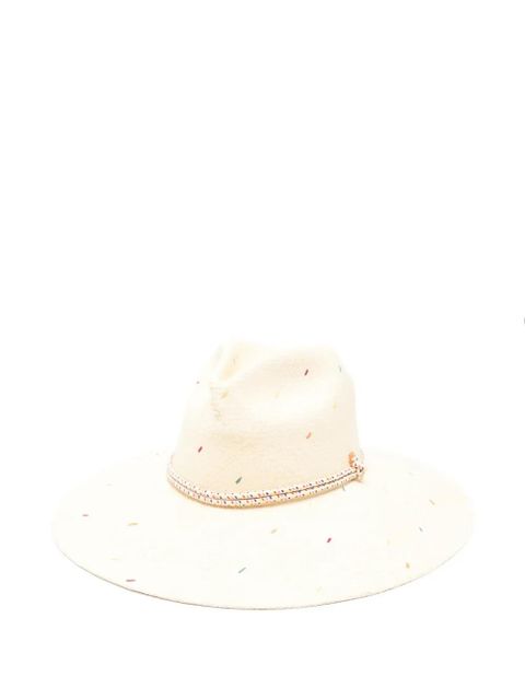 ZIMMERMANN embroidered panama hat - Neutrals - zdjęcie produktu nr 1