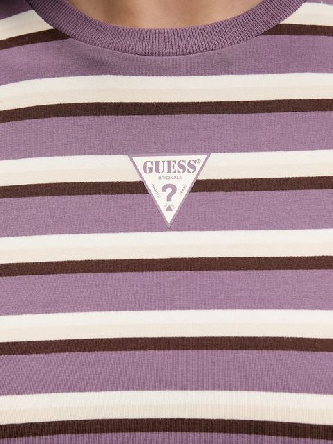 Guess Originals t-shirt damski kolor fioletowy W5GI57 J1314