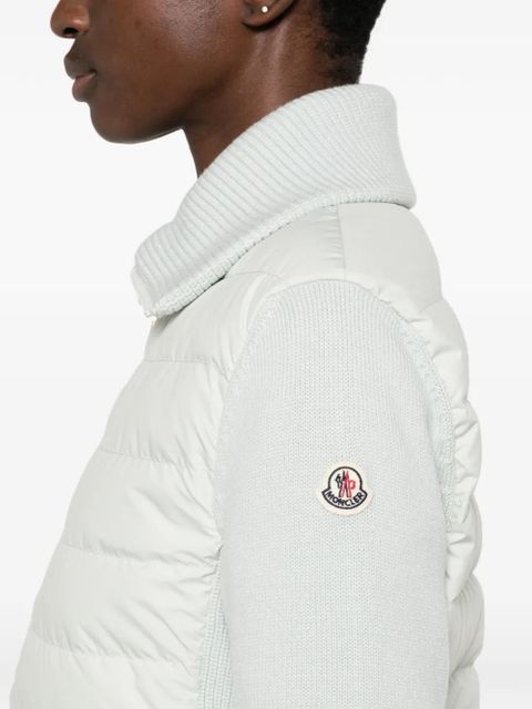 Moncler padded zip-up jacket - Green