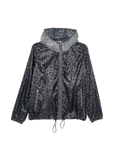 PINKO animal-print hooded jacket - Grey - zdjęcie produktu nr 1