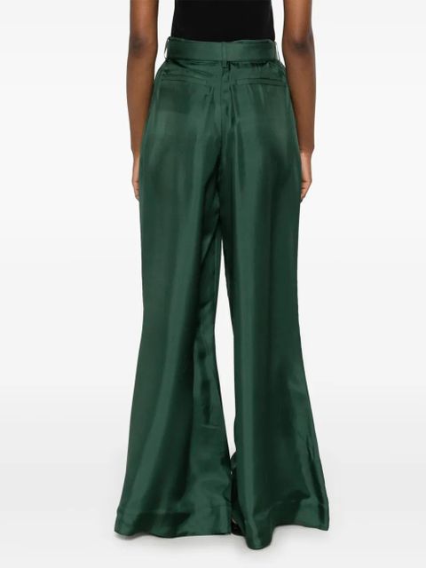 ZIMMERMANN Pavilion wide-leg trousers - Green