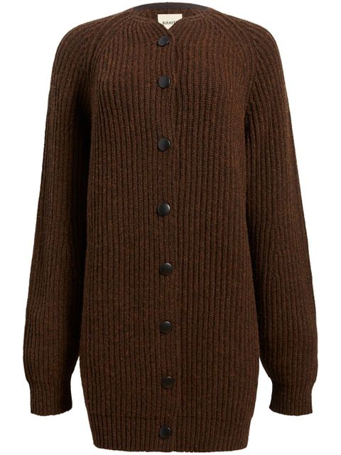 KHAITE Jina cardigan - Brown - zdjęcie produktu nr 1