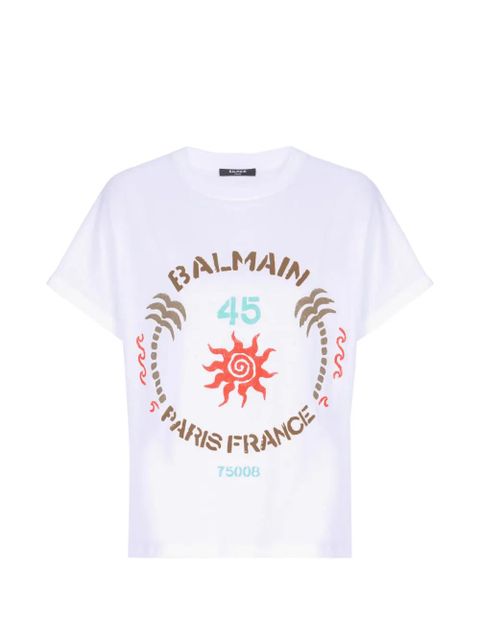 Balmain printed T-shirt - White - zdjęcie produktu nr 1