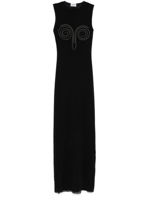 Jean Paul Gaultier mesh maxi dress - Black - zdjęcie produktu nr 1