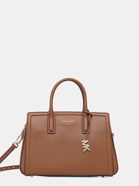 MICHAEL Michael Kors torebka skórzana LAILA kolor brązowy 30R5G9IS6L - zdjęcie produktu nr 1