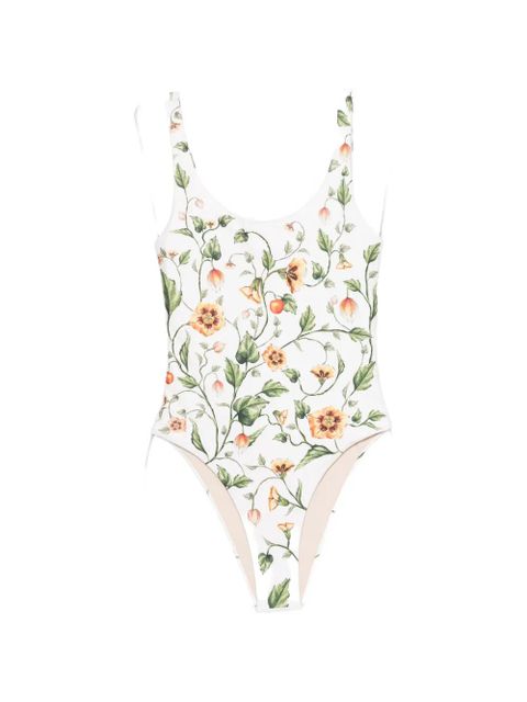 Agua By Agua Bendita Gema Uchuva floral swimsuit - White - zdjęcie produktu nr 1
