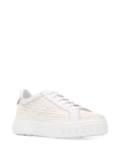 Casadei woven low-top sneakers - White - zdjęcie produktu nr 2