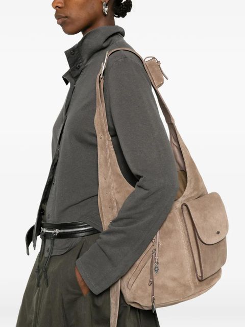 Ba&Sh Youyou suede shoulder bag - Neutrals - zdjęcie produktu nr 2