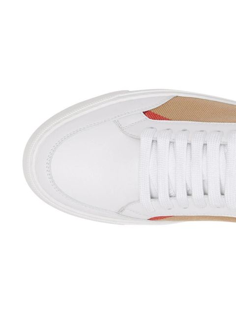 Burberry House Check low-top sneakers - White