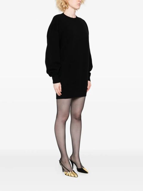 TOM FORD round-neck cashmere mini dress - Black