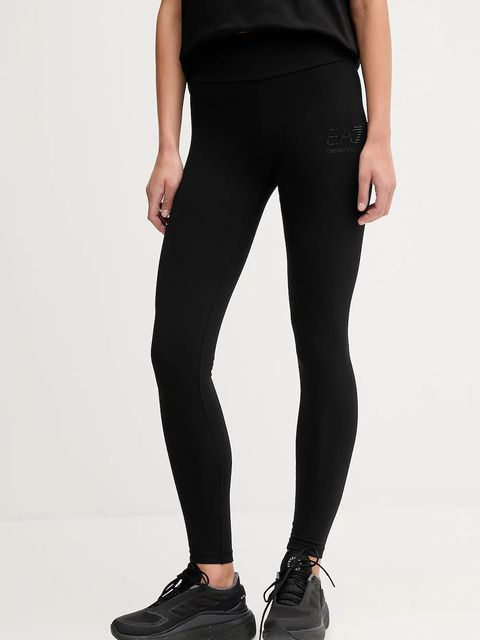 EA7 Emporio Armani legginsy damskie kolor czarny z nadrukiem AF12484.7W000539 - zdjęcie produktu nr 1