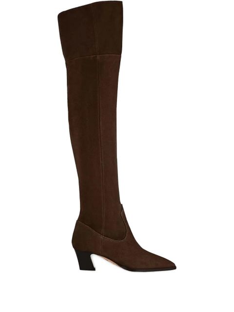 Aquazzura 50mm Nomad suede over-the-knee boots - Brown