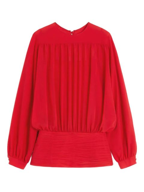 Valentino Garavani georgette blouse - Red - zdjęcie produktu nr 1