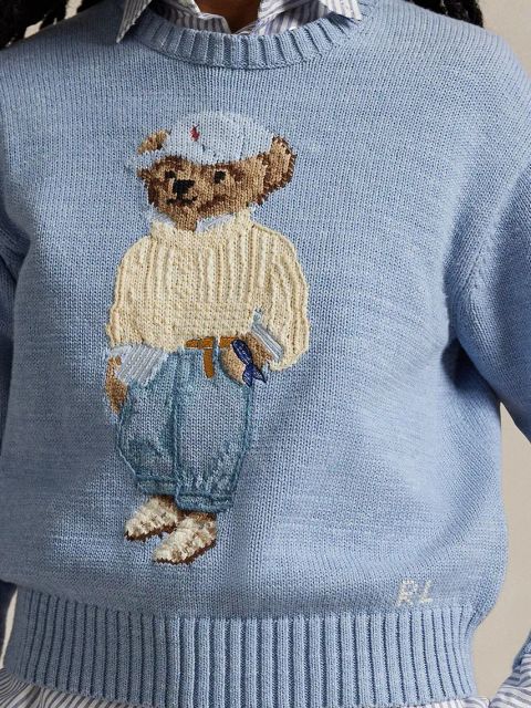 Polo Ralph Lauren sweter bawełniany damski kolor niebieski 211965767