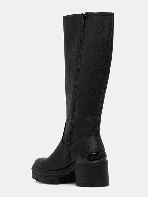 U.S. Polo Assn. kozaki HALEY011 damskie kolor czarny na słupku HALEY011W/EY1 - zdjęcie produktu nr 2