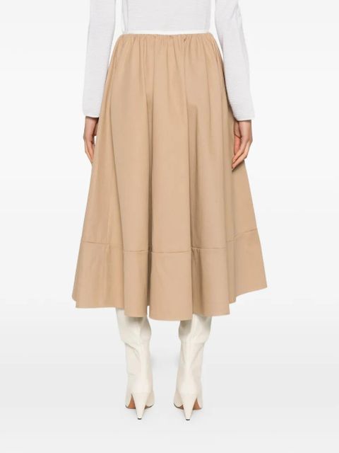 Maje elasticated-waist midi skirt - Neutrals - zdjęcie produktu nr 1