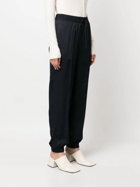 Jil Sander drawstring tapered trousers - Blue - zdjęcie produktu nr 2