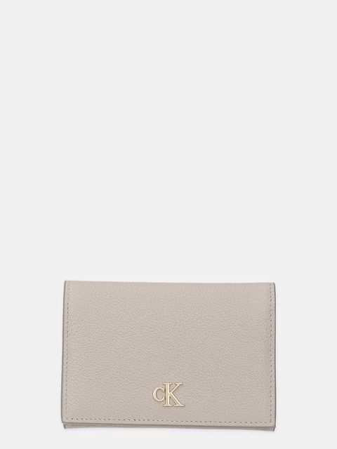 Calvin Klein etui na karty kolor beżowy LV04F1063G - zdjęcie produktu nr 1