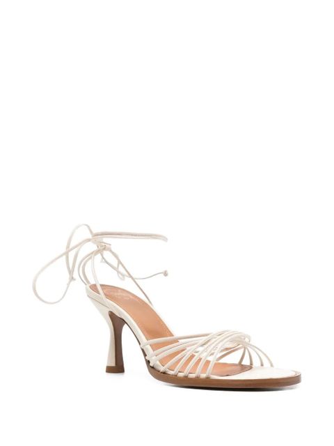 ATP Atelier Fortino ankle-tie leather sandals - White - zdjęcie produktu nr 2