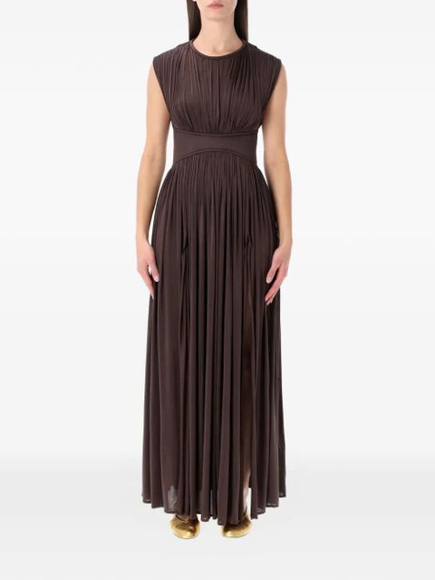 ZIMMERMANN Hypnotic Column pleated dress - Brown - zdjęcie produktu nr 1