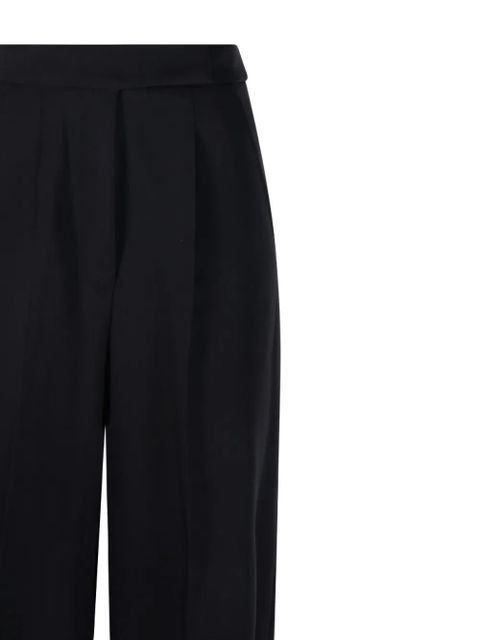 Max Mara cuffed pleated trousers - Black