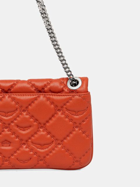 ZADIG&VOLTAIRE torebka skórzana kolor pomarańczowy LWBA04053 - zdjęcie produktu nr 2