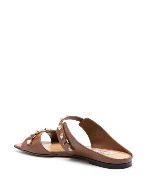 Valentino Garavani Rockstud sandals - Brown