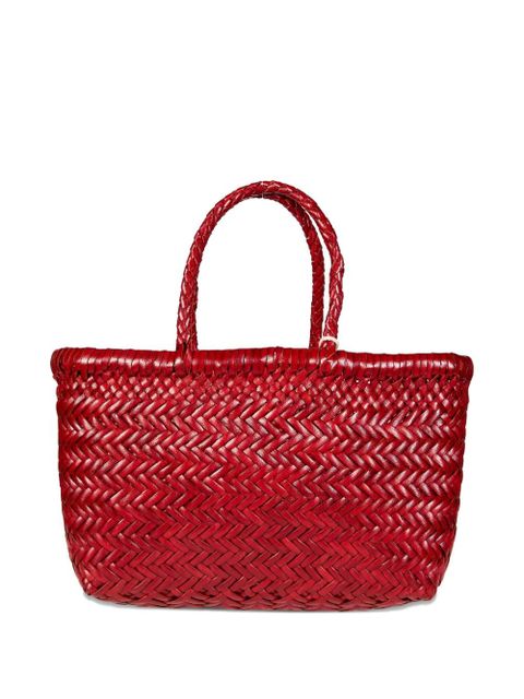 DRAGON DIFFUSION small woven tote bag - Red - zdjęcie produktu nr 1