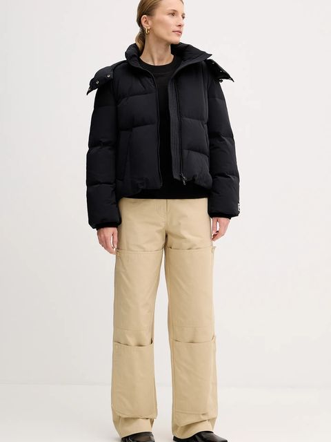 Kenzo bluza bawełniana damska kolor czarny z aplikacją FF52SW1744MF.99J