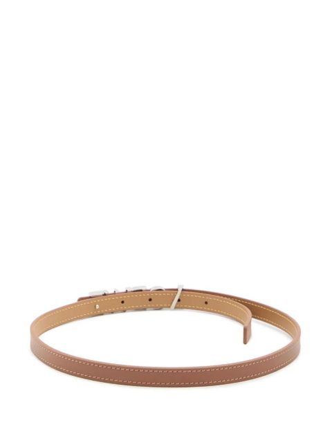 LOEWE logo-lettering belt - Brown - zdjęcie produktu nr 2