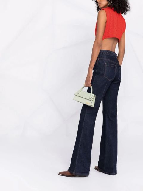 ETRO cropped cable-knit vest - Red - zdjęcie produktu nr 2