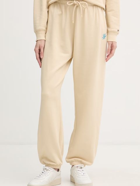 Tommy Hilfiger spodnie dresowe damskie z bawełną - zdjęcie produktu nr 2