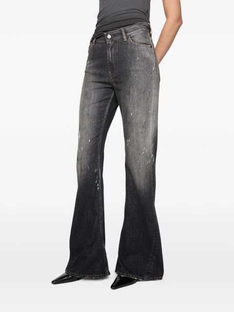 Acne Studios logo-patch jeans - Black