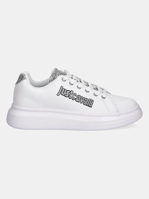 Just Cavalli sneakersy skórzane damskie kolor biały 79RA3SB3ZPB46003 - zdjęcie produktu nr 2