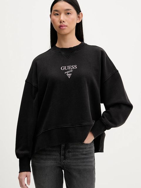 Guess Originals bluza bawełniana damska kolor czarny z nadrukiem W5BQ26 KCPR1 - zdjęcie produktu nr 1