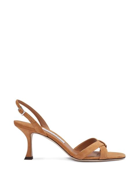 Jimmy Choo Elsy knotted slingback sandal - Brown - zdjęcie produktu nr 1