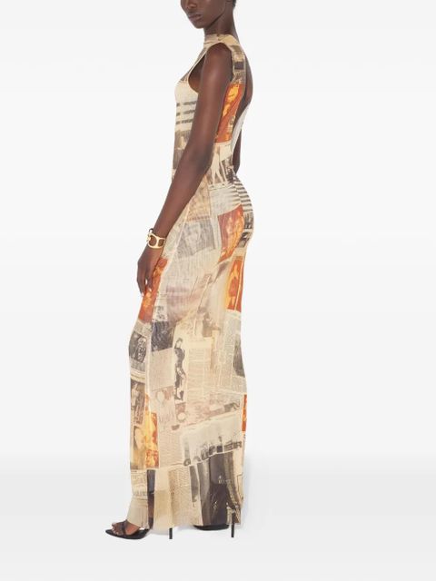 Jean Paul Gaultier open-back maxi dress - Neutrals - zdjęcie produktu nr 2