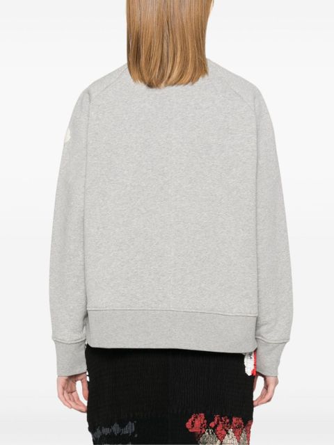 Moncler mélange-effect sweatshirt - Grey