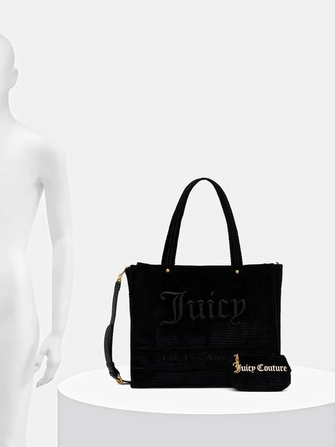 Juicy Couture torebka Iris Velvet kolor czarny BIJIR8942WC9