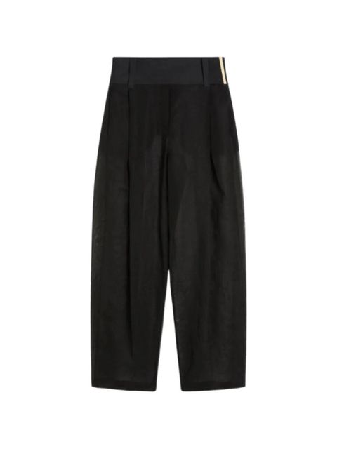 Sportmax Spsfavetta panel-detail trousers - Black - zdjęcie produktu nr 1