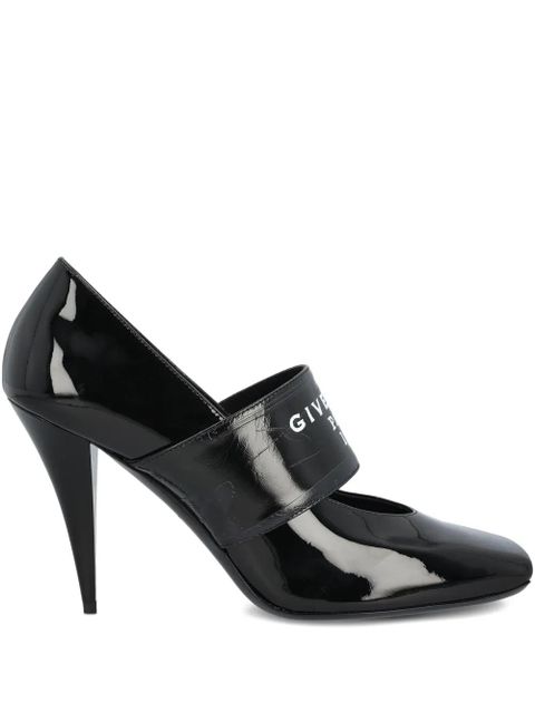 Givenchy logo-plaque patent leather pumps - Black - zdjęcie produktu nr 1