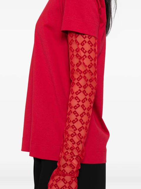 Givenchy logo-embroidered T-shirt