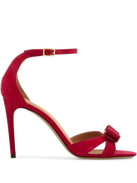 Ferragamo 90mm Vara-bow sandals - Red - zdjęcie produktu nr 1