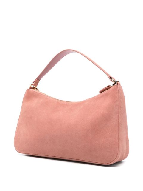 TWINSET Liliane chain-embellished suede shoulder bag - Pink - zdjęcie produktu nr 2