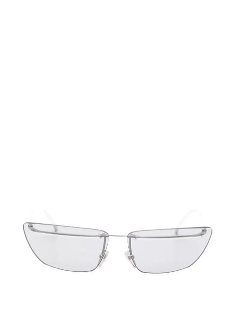 Prada Eyewear geometric-frame sunglasses - Silver - zdjęcie produktu nr 1