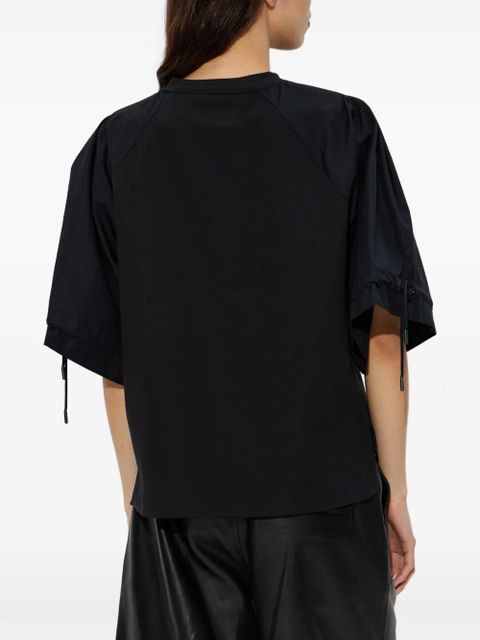 Max Mara drawstring sleeve top - Black