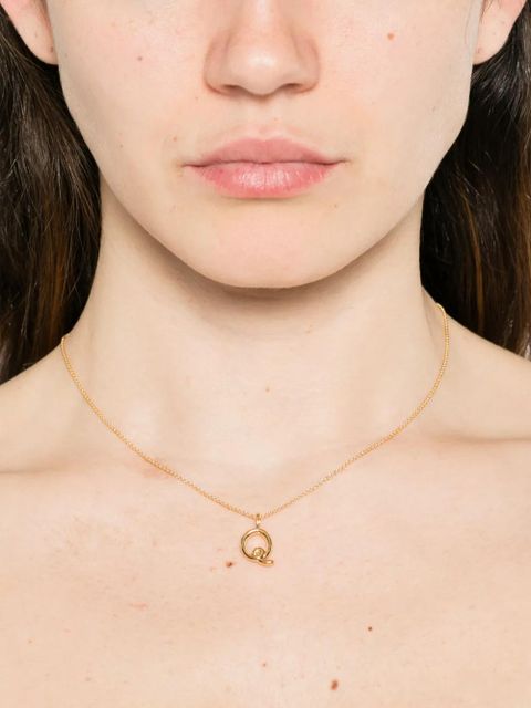 Missoma Curly Molten mini inicial-Q necklace - Gold - zdjęcie produktu nr 2
